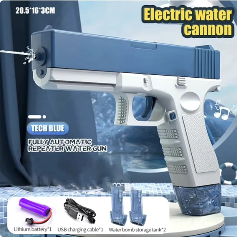 Hot Toys Elektrische Wasserpistole, wiederaufladbar, automatische und manuelle Sprühpistole - Bild 6
