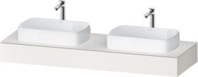 Duravit Konsole Qatego in Weiß, B/T/H: 160 x 55 x 17 cm - Bild 1