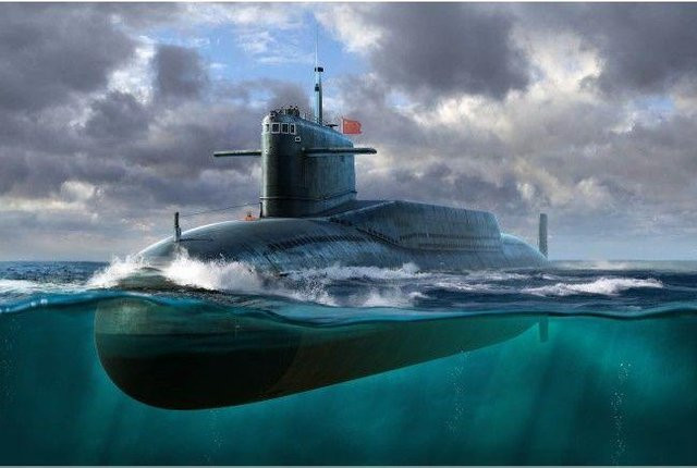 Trumpeter PLAN Type 092 Xia Class Submarine, Modellbau, 1:144 - Bild 1