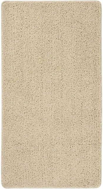 vidaXL Shaggy-Teppich Beige, B/T: 80 x 150 cm, rutschfest und pflegeleicht - Bild 1