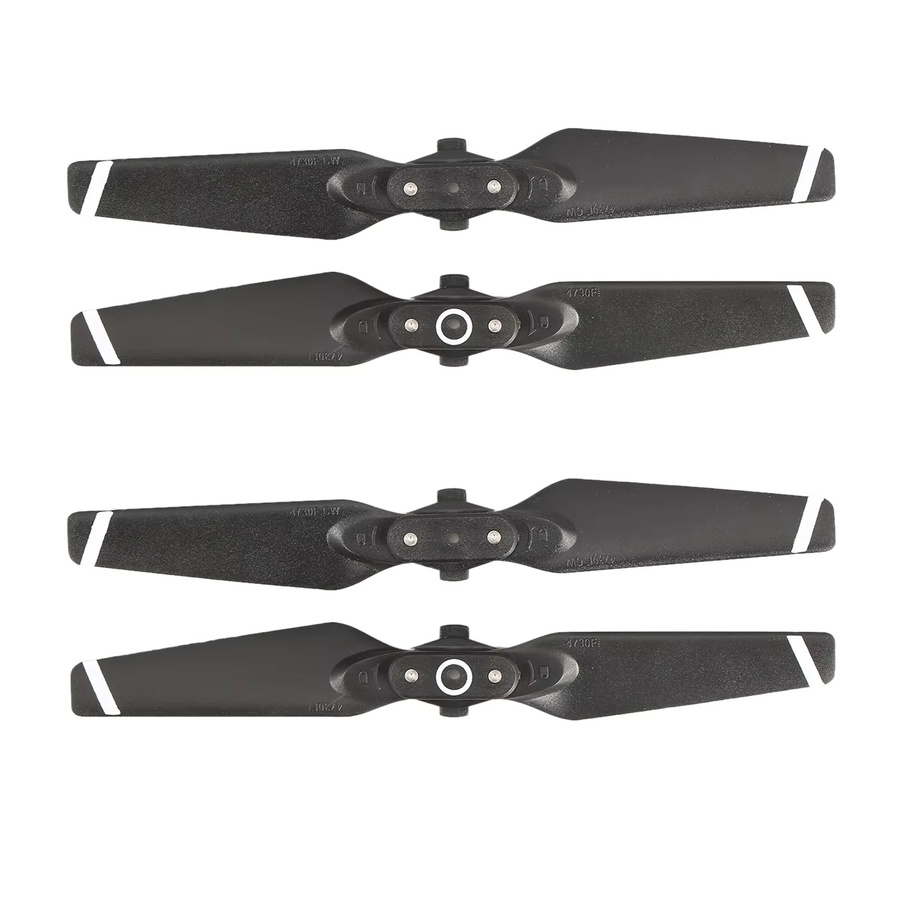 NEEBRC Faltbare Propeller CW/CCW Set für DJI Spark Quadcopter in Schwarz und Gold - Bild 3
