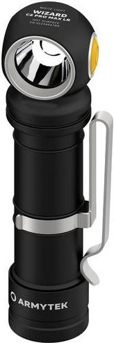 ArmyTek Wizard C2 Pro Max LR Taschenlampe mit warmweißem LED-Licht, Schwarz, 3870 lm - Bild 1