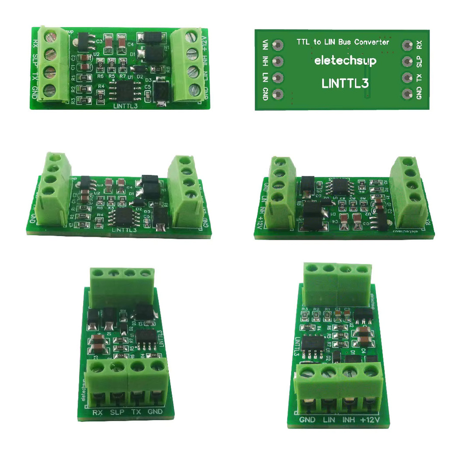 Eletechsup TTL zu LIN Bus Konverter Datenanalysator TJA1020 K mit TJA1021 Chip zur Kommunikation und Überwachung in Grün - Bild 4