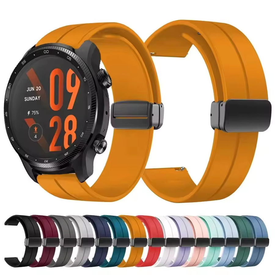Xiaomi Uhrenarmband Silikon, Schwarz, 20mm 22mm - Bild 2