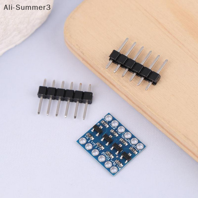 4-Kanal I2C Logikpegelwandler bidirektionales Pegelumwandlungsmodul 5 V bis 3,3 V in Blau - Bild 1