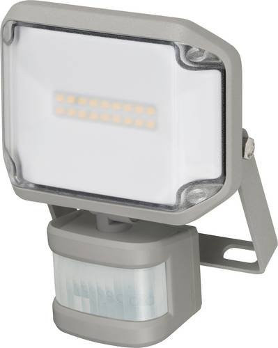 Brennenstuhl LED Außenstrahler AL 1050 P in Grau mit Bewegungsmelder und Dämmerungssensor, 10W, 1010 lm, Warmweiß, IP44, Aluminium - Bild 1