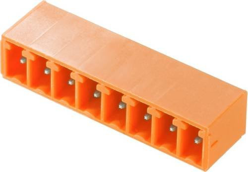 Weidmüller Stiftgehäuse-Platine BC/SC in Orange, 50 Stück, Rastermaß: 3,81 mm - Bild 1
