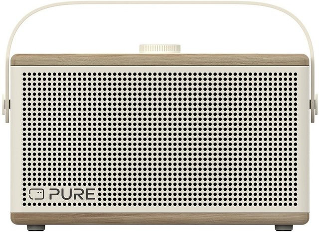 Classic Aura Bluetooth-Lautsprecher in Baumwoll-Weiß und Eiche - Bild 1