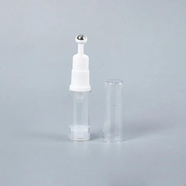 Love Home Garden Augencreme Roller Flasche mit Stahlkugel, 5 ml, weiß - Bild 1
