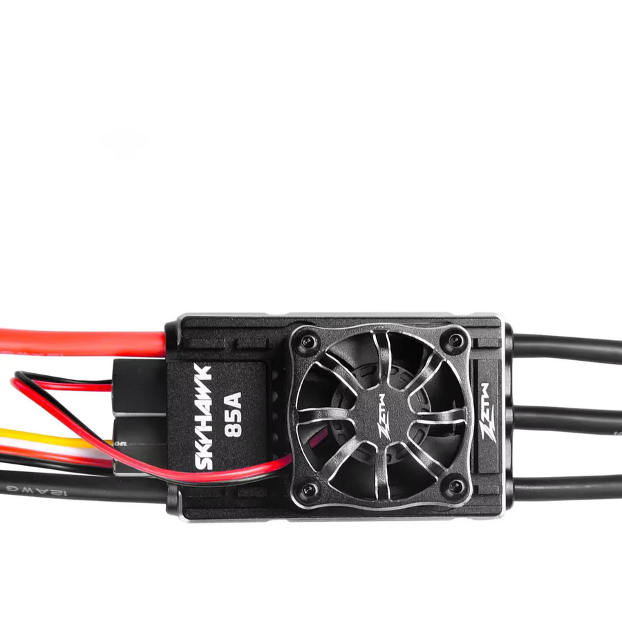 ZTW Skyhawk 85A ESC, bürstenlose Geschwindigkeitsregelung, Schwarz - Bild 4