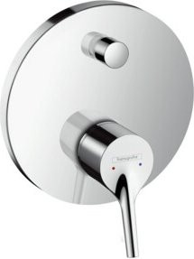 Hansgrohe Talis S UP-Wannen-Einhebelmischer Fertigmontageset mit integrierter Sicherheitsstopp-Kombination in Chrom - Bild 1