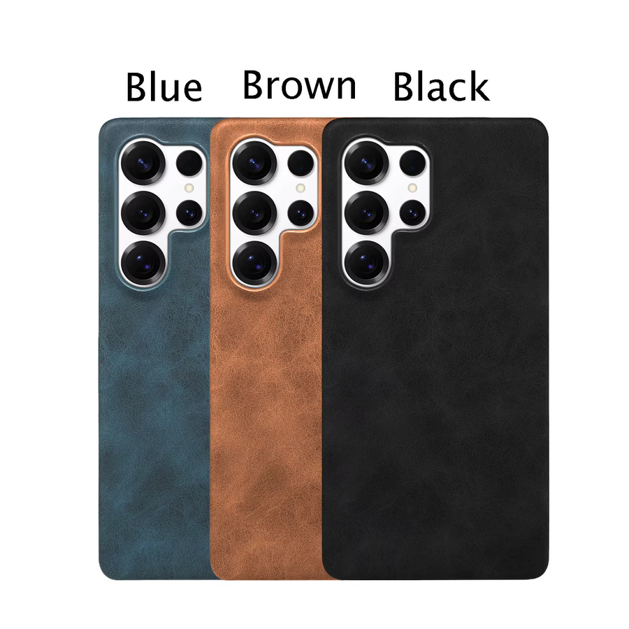 Denior Magnetische Kunstleder Handyhülle für Samsung Galaxy S25, S25 Plus und S25 Ultra mit kabellosem Laden in Blau - Bild 3