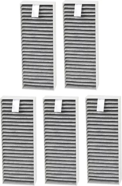 Aktivkohlefilter für Dunstabzugshauben von Siemens HZ9VRCR0, Bosch HEZ9VRUD0 und Neff Z821VR0 in Grau, B/T/H: 19,2 x 7,5 x 1,9 cm - Bild 1