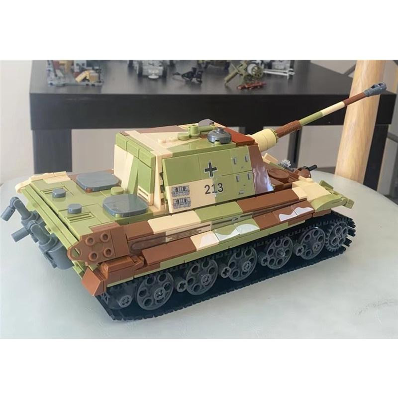 Sluban WW2 Militär Der Königstiger Schwerer Panzer, Bausteine, 930 Teile, ab 6 Jahren - Bild 3
