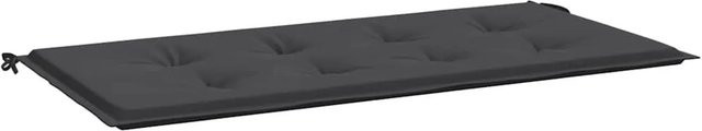 vidaXL Gartenbank-Auflage Schwarz aus Oxford-Gewebe mit Schaumstoff, B/T/H: 120 x 50 x 4 cm - Bild 1