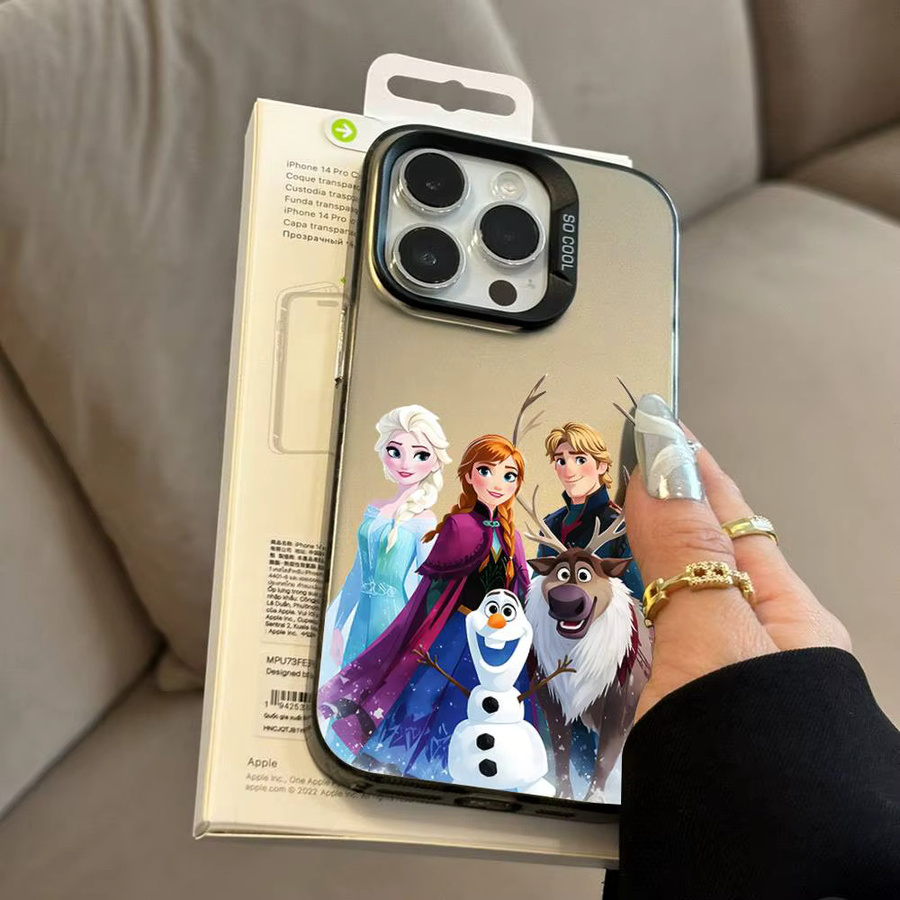 Mesuca Anime Frozen Handyhülle für iPhone 17 16 15 14 13 12 11 Pro Max Plus XR XS 7 8 Mini - Bild 2