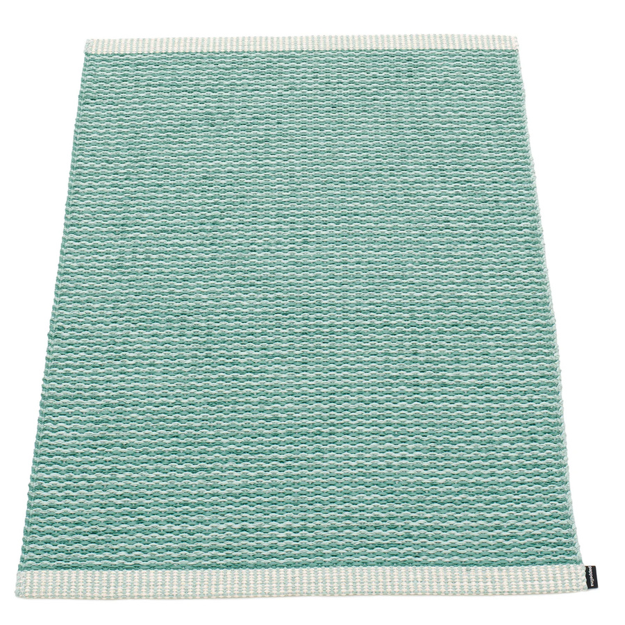 Pappelina Mono Teppich Jade / Pale Turquoise B/T: 60 x 85 cm - Bild 1