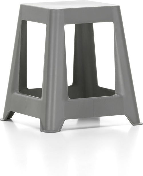Vitra Chap Hocker aus recyceltem Kunststoff stapelbar und minimalistisch - Bild 1
