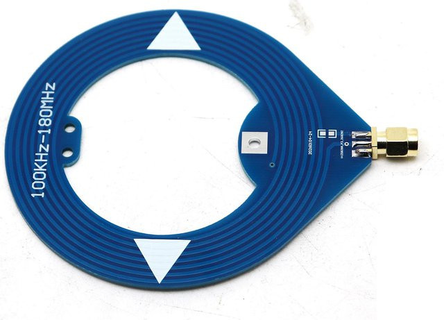 DykbRadio Donut Breitband Antenne für SDR in Blau, 100kHz-180MHz für LW/SW/AM/FM & Luftfahrt - Bild 1