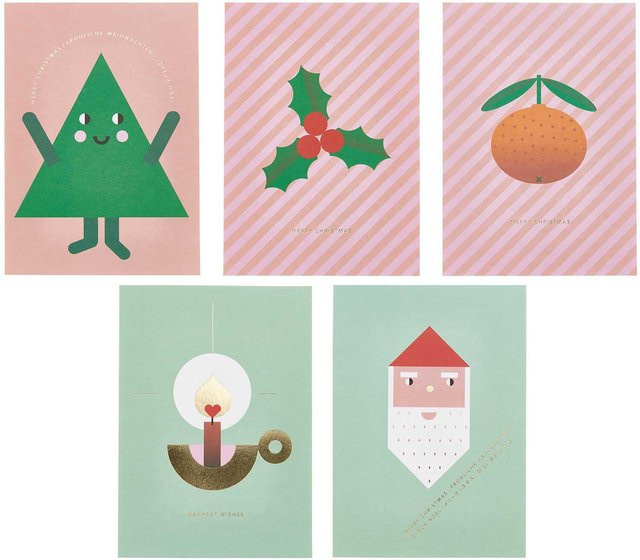 Rico Design Paper Poetry Kartenset Merry Christmas B6 - Bild 1