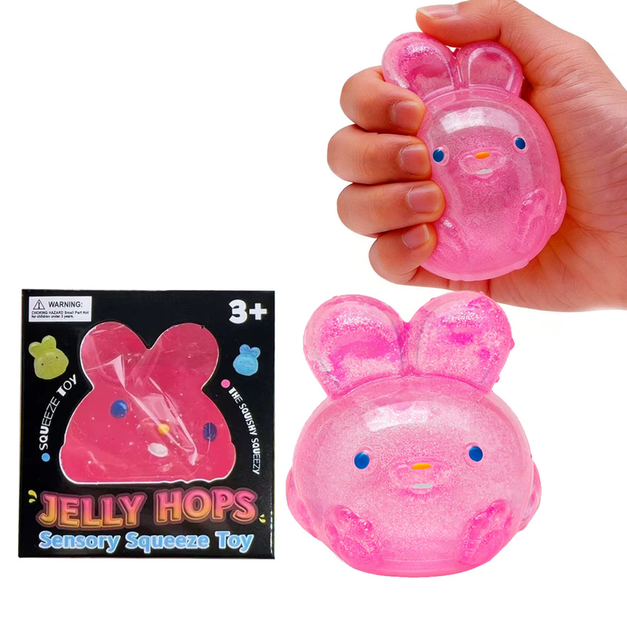 Nee-doh Nice Cube, Sensorisches Fidget-Spielzeug, Hasen-Squishy-Würfel - Bild 3