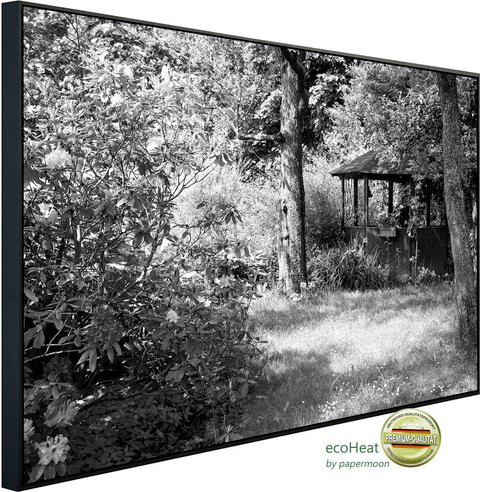papermoon EcoHeat Infrarotheizung für den Garten in Schwarz und Weiss mit Matt-Effekt, App-Steuerung und Überhitzungsschutz - Bild 1