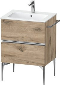 Duravit Waschtischunterschrank Sivida wandhängend mit 2 Schubladen, B/T/H: 61 x 47,7 x 59,1 cm - Bild 1