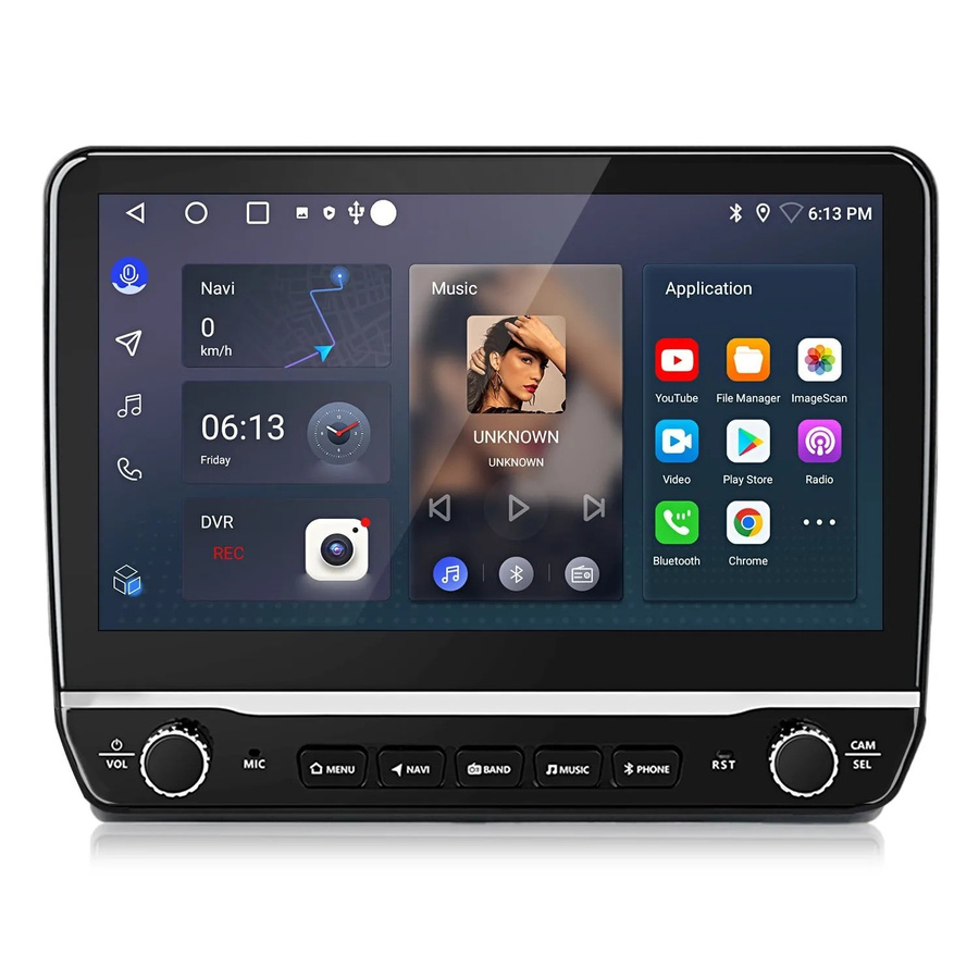 Junsun Autoradio mit WiFi, Bluetooth und GPS für Peugeot Boxer II und FIAT Ducato 2006-2023 in Schwarz - Bild 2
