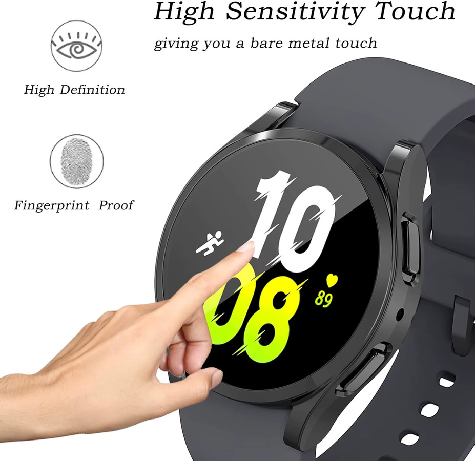 SAMUTAX Schutzhülle für Samsung Galaxy Watch, Silikon, Pink - Bild 4
