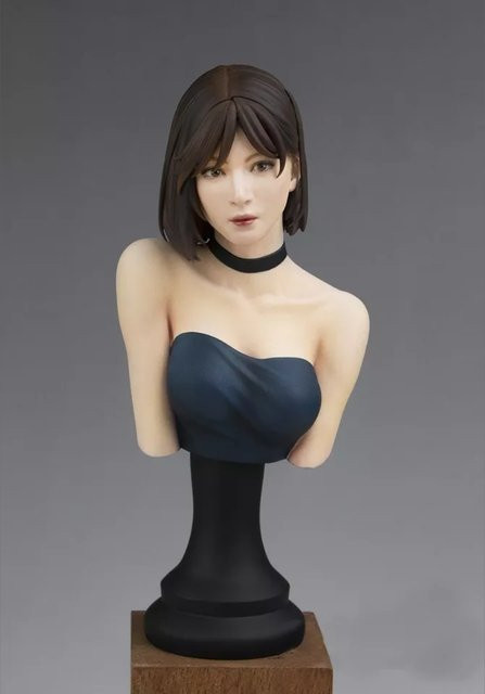GK Resin-Soldatenmodell, Porträt einer schönen Frau, Mädchen, Bausatz - Bild 1