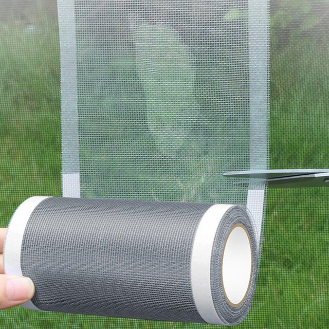 Reparaturband aus Polyester für Moskitonetze und Insektenschutz, Grau - Bild 1