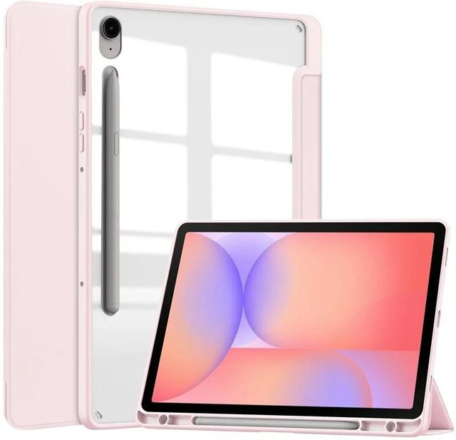 Samsung Schutzhülle mit Stifthalter für Galaxy Tab S10 Lite S9 FE Plus S8 S7 S6 Lite A9 A8 in Rosa - Bild 1