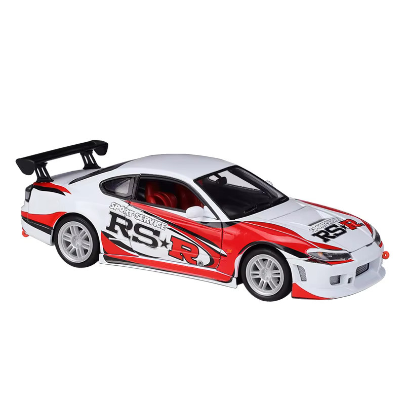 WELLY Nissan Silvia S15 RS-R, Die-Cast-Modell, 1:24, Weiß, Metall - Bild 3