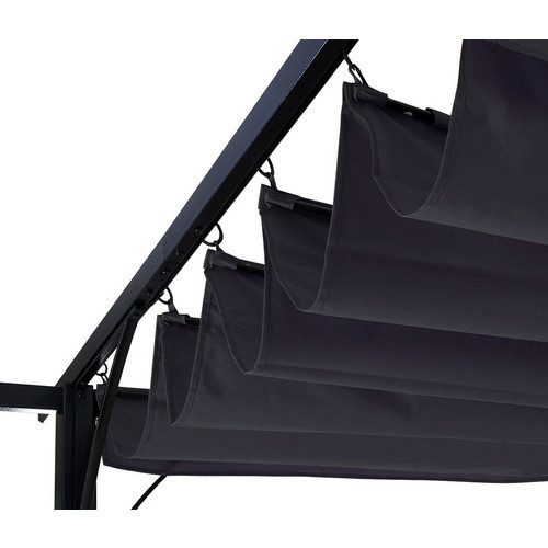 MVG Pergola MVG-C42 mit Schiebedach in Grau, B/T: 300 x 300 cm, 6 cm Gestell aus Stahl - Bild 2