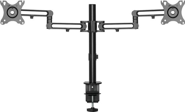 StarTech.com ARMDUAL3 Doppel Monitorarm zur Tischmontage in Schwarz für bis zu 32 Zoll Bildschirme mit VESA 100x100 mm - Bild 1