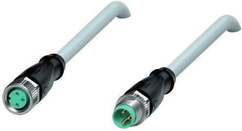 Pepperl+Fuchs 240813-0001 Sensor-Aktor-Steckverbinder konfektioniert, Farbe: grau, Länge: 1,2 m, Polzahl: 3 - Bild 1