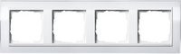 Gira Abdeckrahmen 4fach transparent weiß - Bild 1