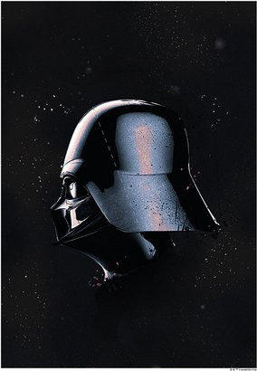 Komar Wandbild Star Wars Vader, schwarz, B/H: 30 x 40 cm - Bild 3