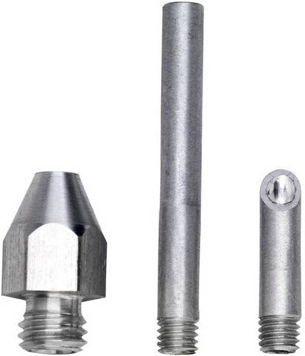 Metabo 3-teiliges Zusatzdüsen-Set in Silber mit Runddüse und Schraubanschluss - Bild 1