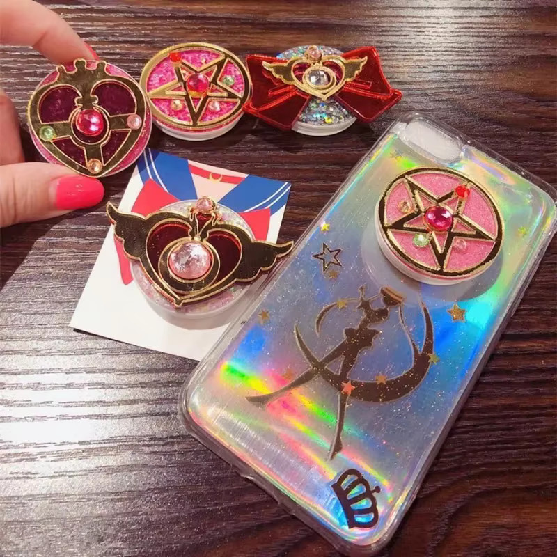 Sailor Moon Anime Fingerringhalter und Smartphone Grip für iPhone und Samsung in Multicolour - Bild 1