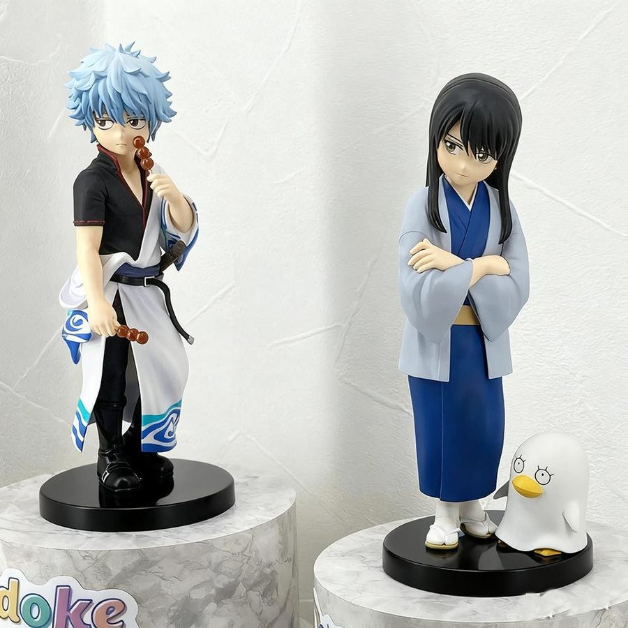 Fashnics Gintama Sakata Gintoki Katsura Kotarou Figur 2-teiliges Set - Bild 2