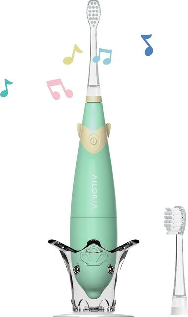 AILORIA Bubble Brush Kinder-Schallzahnbürste, multicolour, green - Bild 1