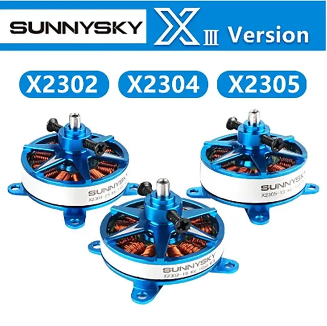 Sunnysky F3P Indoor Power V3 Motor für RC-Modelle, Metall, Blau - Bild 1