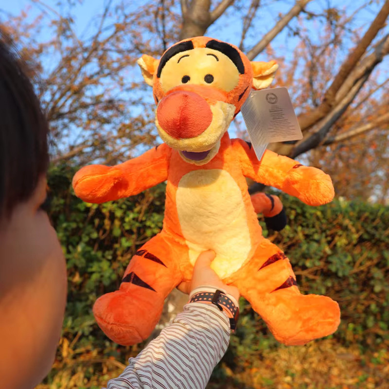 Bandai Disney Winnie Puuh Plüschtiere, Stofftier-Set, Tigger und Pooh Bär - Bild 3
