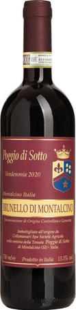 Poggio di Sotto Brunello di Montalcino, Rotwein, Sangiovese, 2018, Italien, trocken, 0,75 l