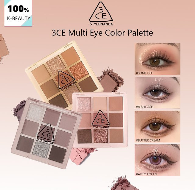 3CE Multi-Augenfarben-Palette, Puder, schimmernd, Unisex - Bild 1