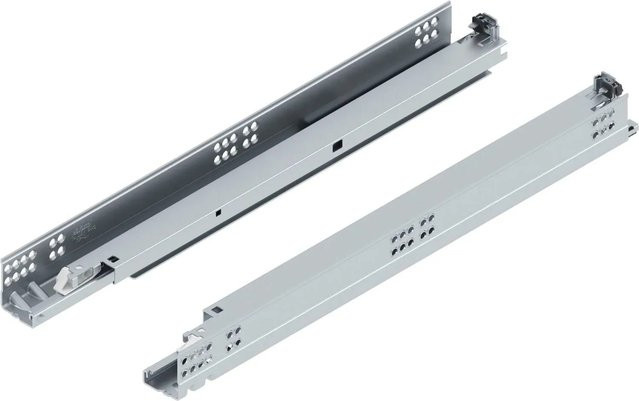 Blum Unterbodenführung Tandem Tip-On 560H, Länge: 520 mm, Stahl verzinkt, Silber - Bild 1