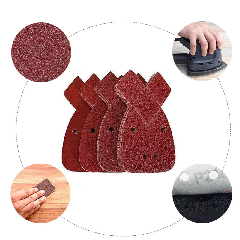 Black+Decker Schleifblätter Set für Detail Palm Schleifer, 10 Stück, Körnung 60–320, passend für 4-Loch-System - Bild 5