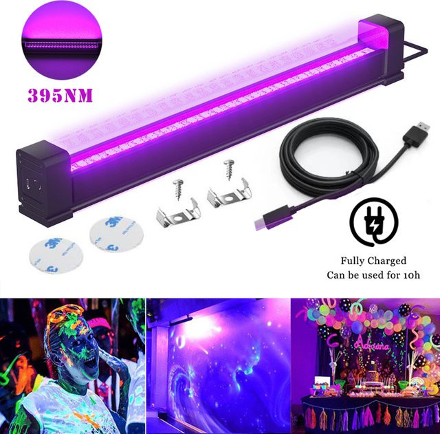 T-SUNRISE T5 Wiederaufladbare UV-Lampe mit 395NM für UV-Härtung und Bühnenbeleuchtung - Bild 1
