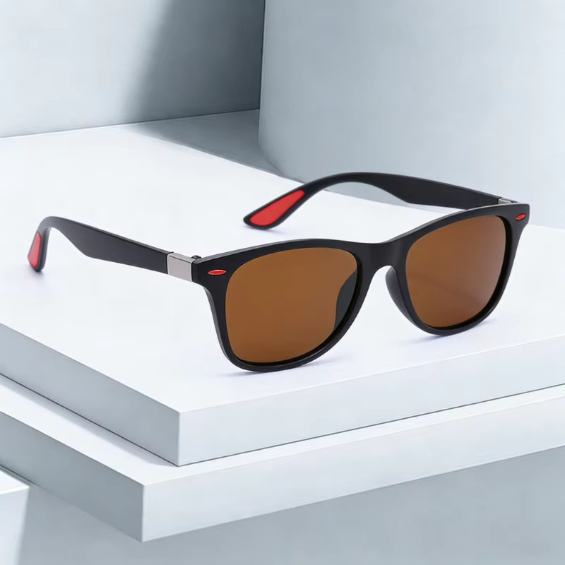 ERIKOLE Sonnenbrille, Vollrand, Kunststoff, Unisex, black - Bild 3